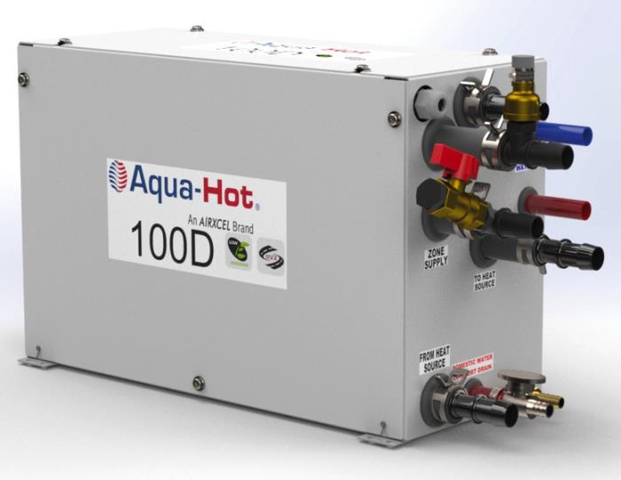 Varmeanlæg, herunder varmtvandssystem Aqua-Hot 100D