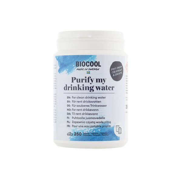 Biocool - Rens mit drikkevand - 250 tabletter
