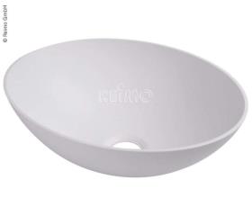 Håndvask oval hvid, mål: 400x290 mm, H135 mm
