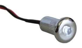 LED spot installation mini, DM 15mm, 0,2W, hvid