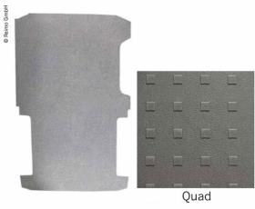 Base plate 1-piece, for VW T5/T6 long wheelbase, decor Quad, length 286 cm