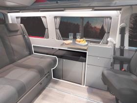 Weekender opbevaringsfag byggekit VW T6 / T5 kort, Antracit finish