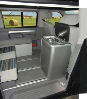 VW T6/5 Beach køkkenmodul model France med teknik - færdigdel