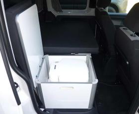 VW Caddy Camp Maxi opbevaringsboks til Porta Potti 335, højglans hvid
