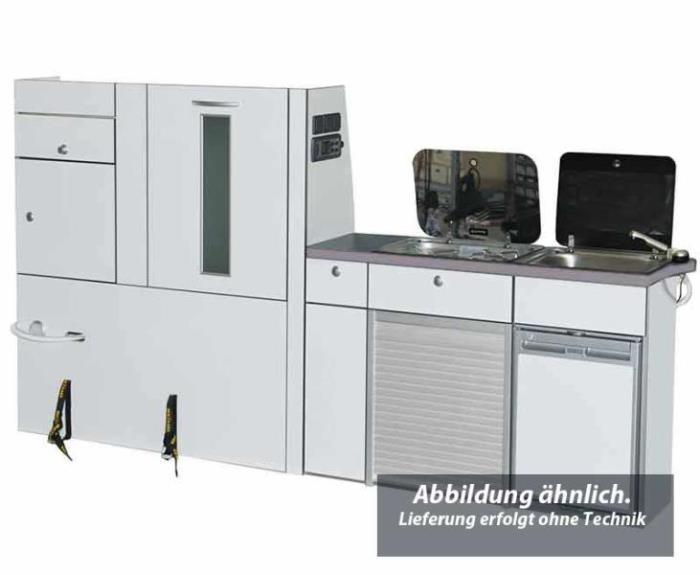 TrioStyle møbelrække som færdigdel uden teknik, for Mercedes Vito lang model ab