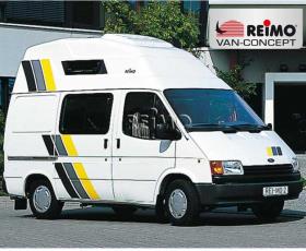 Højt tag Ford Transit (indtil 1999) kort akselafstand Aeroline, hvid