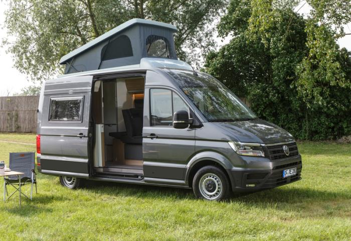 VW Crafter-sovetak tilbyder 2 ekstra H3 L2 fra byggeår 2017