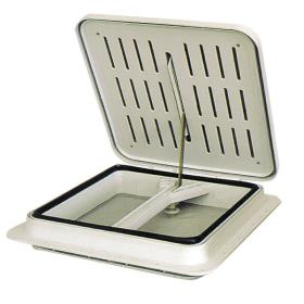 Windable roof hatch cover TF 400 x 400 mm with net