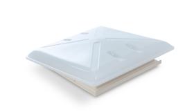 MPK Rooflight 400x400mm with Blackout Blind and Flyscreen - Opal Glass