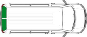 Isoflex thermal shield VW T5 LWB for rear door