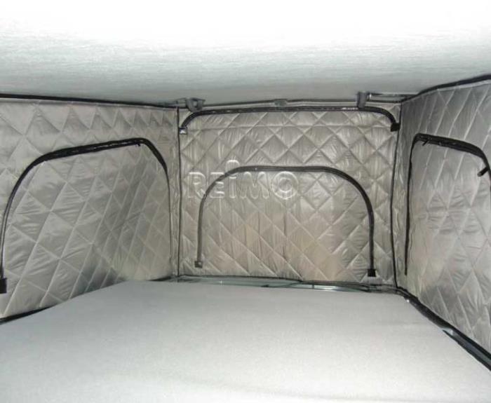 Termisk mat til foldetage, VW T5 / 6 Easyfit front højt