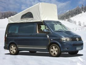 VW T6, VW T5 weather protection for pop top roof Easy-Fit & California, front up