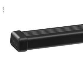 Traditional square tubes with black plastic coating