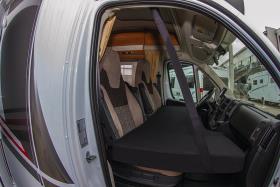 CampSleep bed for the driver's cab in the motorhome