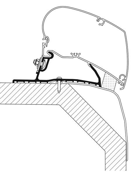 Adapter Thule Omnistor Fortelt Laika Ecovip til TO 6300 / 9200