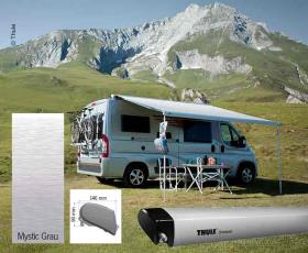 Awning set Omnistor 6300 3,75m, housing anodized, caps: black