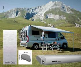 Awning set Omnistor 6300 4m, housing anodized, caps: grey