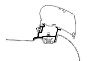 Adapter til Mercedes Sprinter & gt; 2007 / VW Crafter 2007-2016