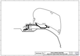 Adapter til Omn. 6002/6900, flad version, Ducato