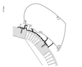 Adapter Carthago Chic 550cm, from 2014, Series 6