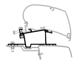 Adapter Omn. 6002/6900 til Renault / Opel