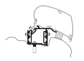 Adapter til Omnistor Markise - VW Crafter fra 2017 UK version