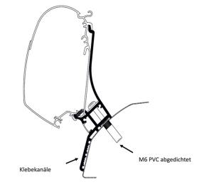 Adapter Ducato H2 315cm