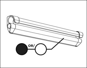 Mounting set for side wall awnings