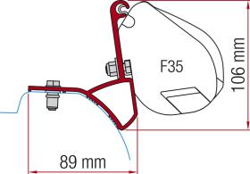 Fiamma markiseadapter til fortelt F35 Pro, Trafic.Vivaro fra 2015