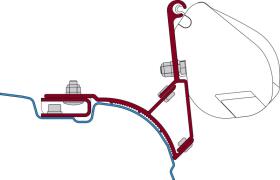 Fiamma adapter f. VW-T5 Multivan eller transportør til Fiamma Markise F35