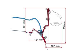 Fiamma awning adapter for awning F35 Pro