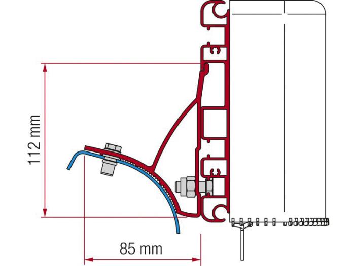 Adapter kit Kompas til Renault Trafic fra 2001 til 2015