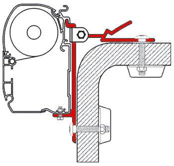 Adapter til F45i / F45iL / ZIP speciel montering