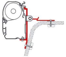 Adapter til F45i / F45iL / ZIP speciel montering