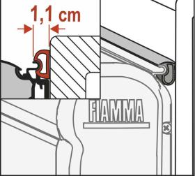 Fiamma sealing-rubber small, for F45, F50, F55