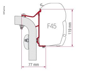 Adapter F45i / L / F50 / F55 HymerB klasse 95