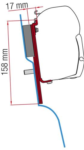 Fiamma markiseadapter til fortelt F45