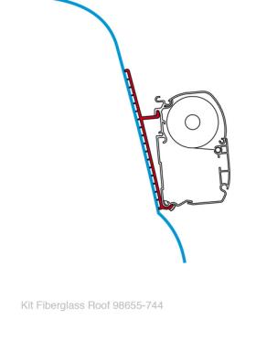 Adapter til F1 / F45 til glasfiber Tag