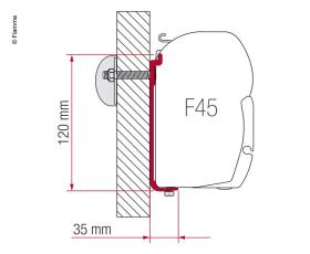 FIAMMA Awning Wall Adapter F45 AS110 190-230cm