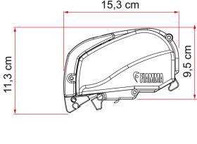 Fiamma F80S tagtelt 4.0m, til varevogne og campister