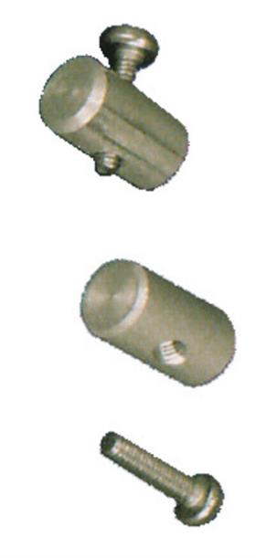 Locking piece piping rail for caravansore, F35