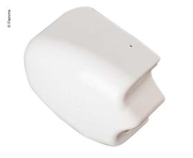 End cap left F65 white
