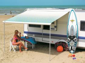 Awning Prostor 600 5,50m Blue Waves, silver