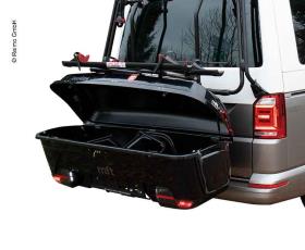 BackBox for BackCarrier Black, transport system for trailer coupling