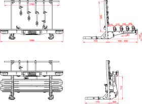 Heckträger VARIO 1 Roller
