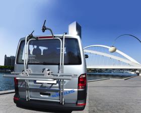Euro Carry rear carrier VW T6 for 2 wheels, aluminium