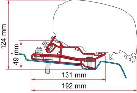 Adapter Ford Transit højtag H3 fra 2014 - 320 cm