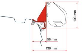 Monteringsadapter til F35 PRO - VW T5/T6