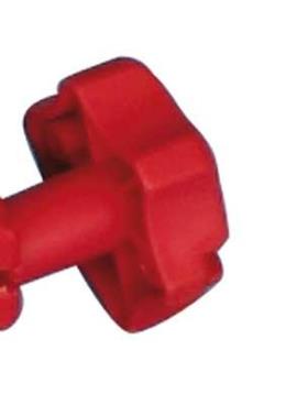 Edge screw red