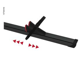 Rail Premium Cykelbane 128 cm, sort